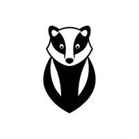 Badger goes icon illustration vector
