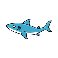 Bamboo Shark goes icon illustration vector