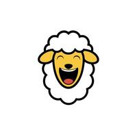 Barbados Sheep laughs icon illustration vector