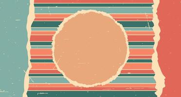 Abstract vintage retro style background decorated with torn paper. Grunge texture. illustration vector