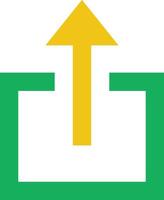 Upload icon symbol image vector