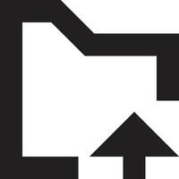 Upload icon symbol image vector