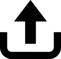 Upload icon symbol image vector