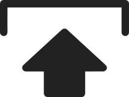 Upload icon symbol image vector