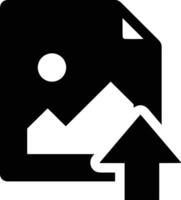 Upload icon symbol image vector