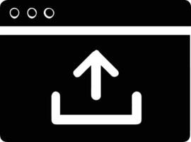 Upload icon symbol image vector
