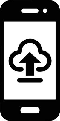 Upload icon symbol image