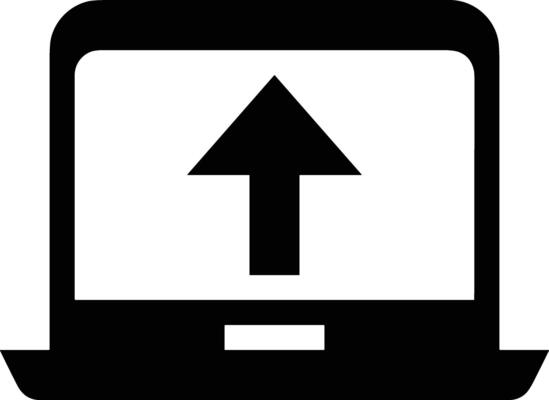 Upload icon symbol image