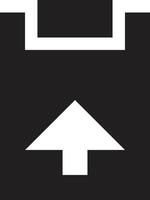 Upload icon symbol image vector