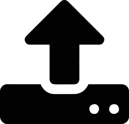 Upload icon symbol image