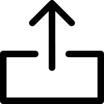 Upload icon symbol image vector