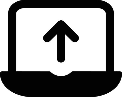 Upload icon symbol image
