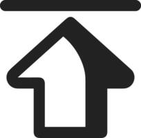 Upload icon symbol image vector
