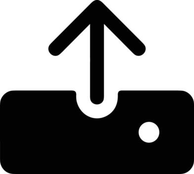 subir icono símbolo imagen vector