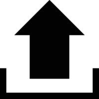 Upload icon symbol image vector