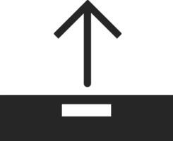 Upload icon symbol image vector