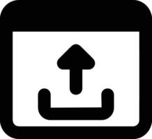 Upload icon symbol image vector