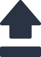 Upload icon symbol image vector