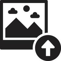 Upload icon symbol image vector