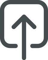 Upload icon symbol image vector