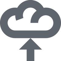 Upload icon symbol image vector