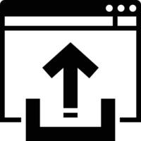 Upload icon symbol image vector