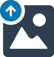 Upload icon symbol image vector