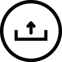 Upload icon symbol image vector