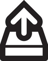 Upload icon symbol image vector