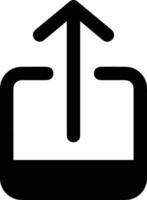 Upload icon symbol image vector