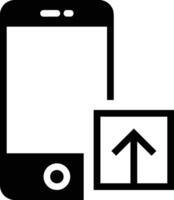 Upload icon symbol image vector