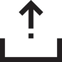 Upload icon symbol image vector