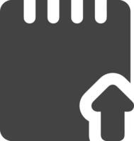 Upload icon symbol image vector