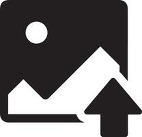 Upload icon symbol image vector