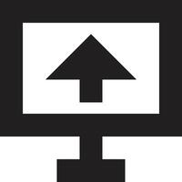 Upload icon symbol image vector