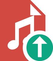 Upload icon symbol image vector