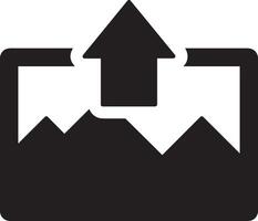 Upload icon symbol image vector
