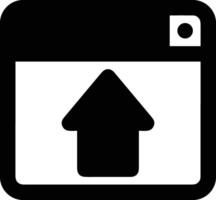 Upload icon symbol image vector