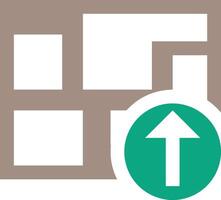 Upload icon symbol image vector
