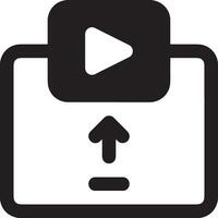 Upload icon symbol image vector