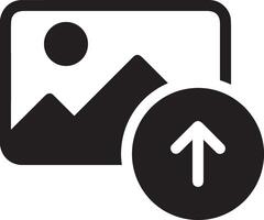 Upload icon symbol image vector