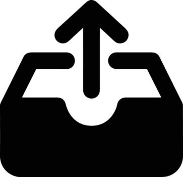 subir icono símbolo imagen vector