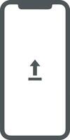 Upload icon symbol image vector