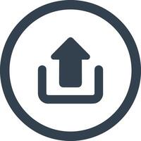 Upload icon symbol image vector