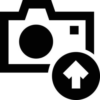 Upload icon symbol image vector