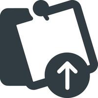Upload icon symbol image vector