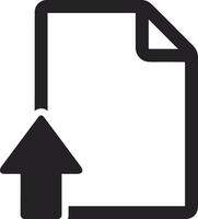 Upload icon symbol image vector