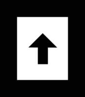 Upload icon symbol image vector