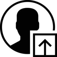 Upload icon symbol image vector