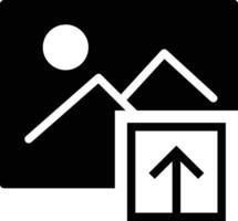 Upload icon symbol image vector